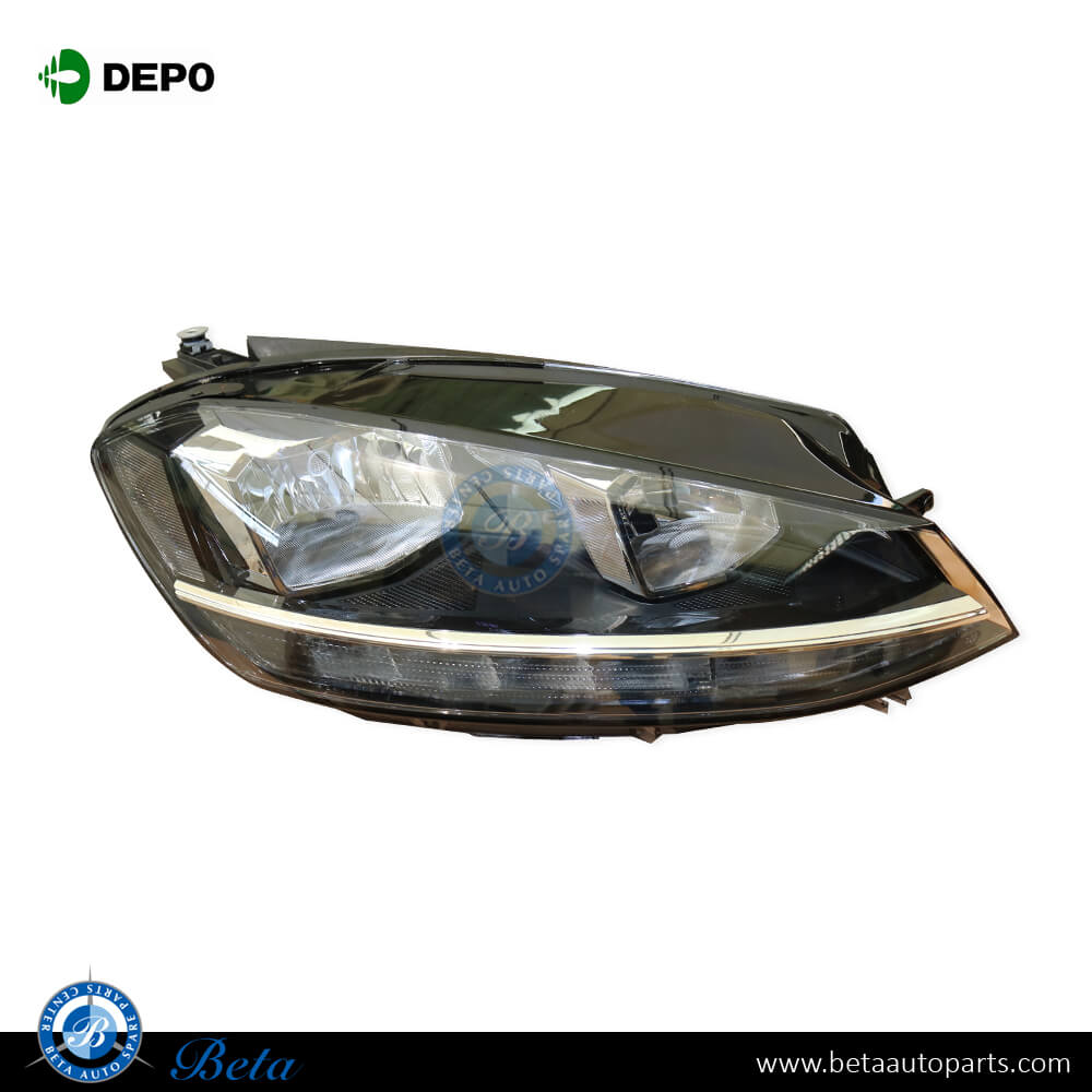 Right Side Headlamp LED for Volkswagen Golf 7.5 2017-2019 models