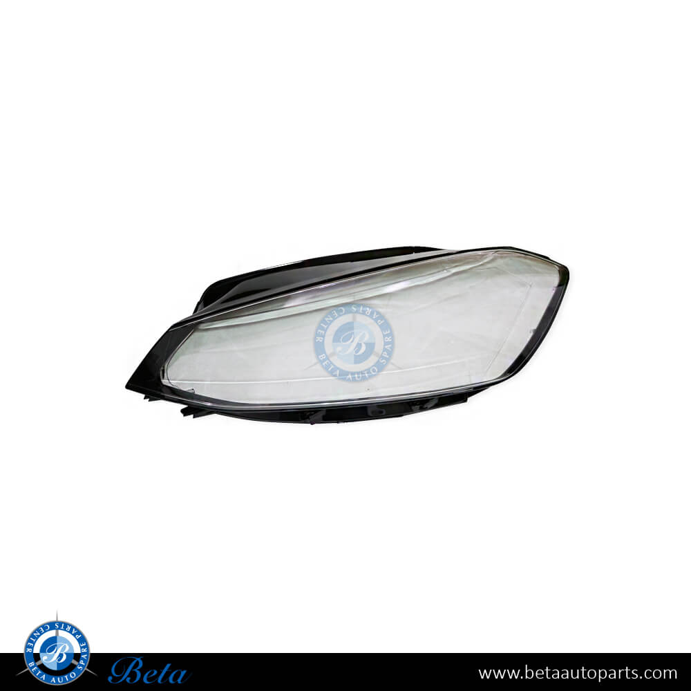 Left Side Headlamp Lens for Volkswagen Golf 7.5 2017-2019 models, Part Number 5G1941005D