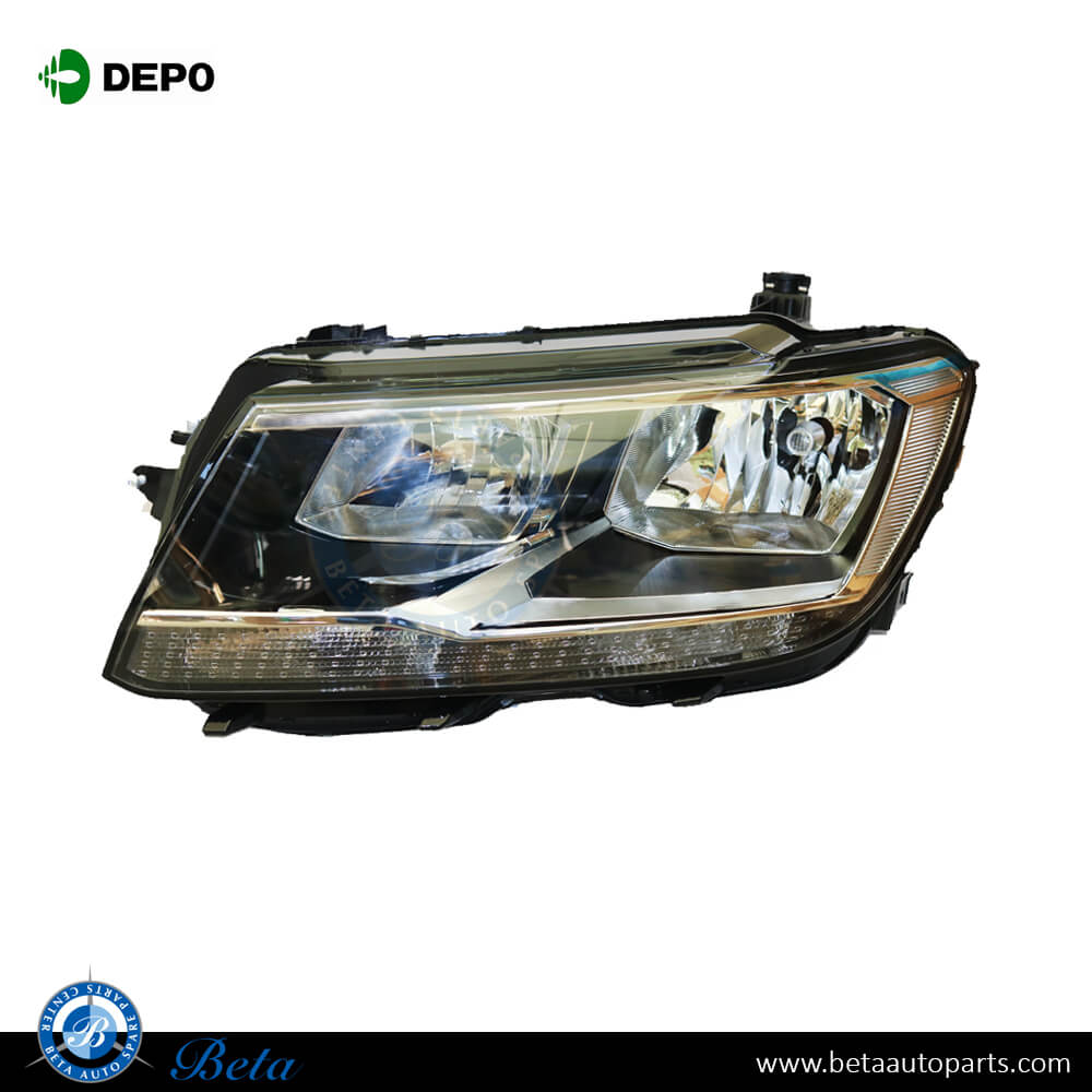 Left Side Headlamp Normal for Volkswagen Tiguan 2015-2018 models, Part Number 5NB941005B