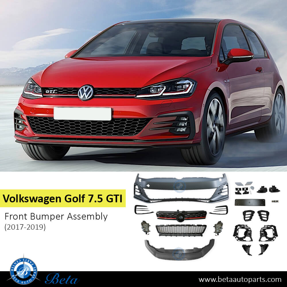 Volkswagen Golf 7.5 GTI (2017-2019), Front Bumper assembly, China, 5G0807217GA